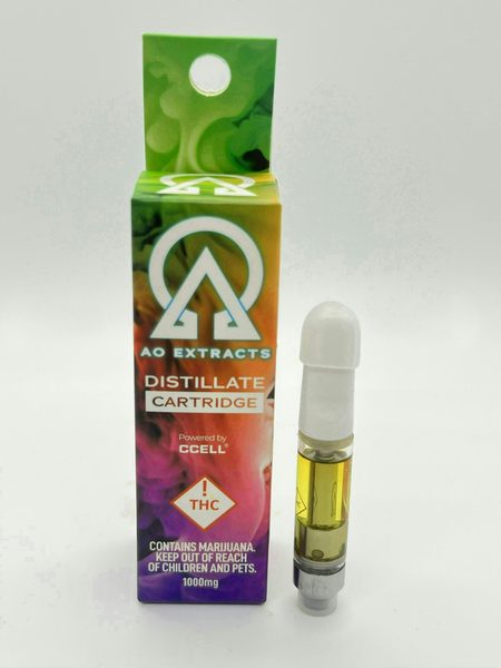 AO Cartridges 1g by AO Extracts — concentrates available at Terps Dispensary, Pueblo, CO