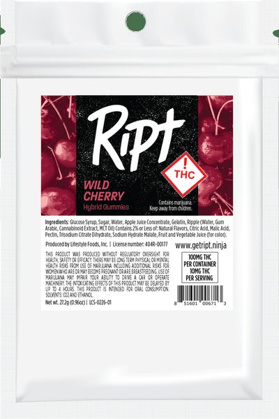 Ript by Lifestyle Foods — edibles at Terps Dispensary in Pueblo, CO